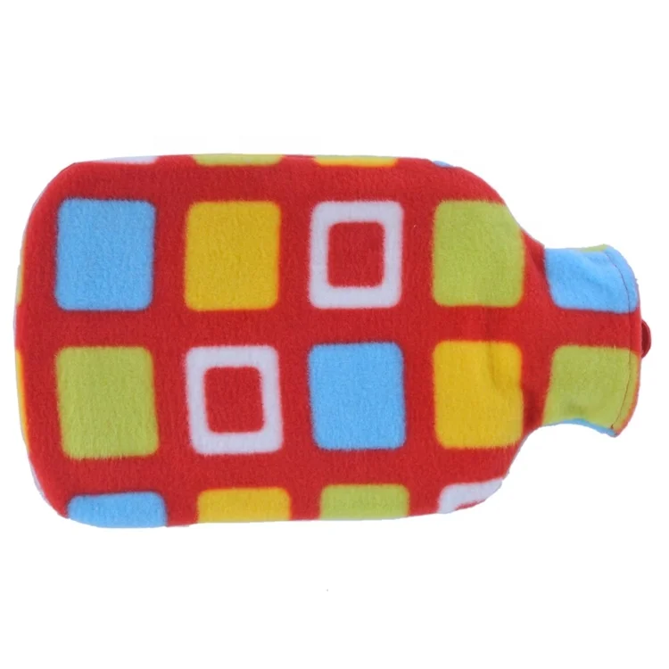 High quality BS Standard Natural Rubber Hot Water Bag /bottle with cover