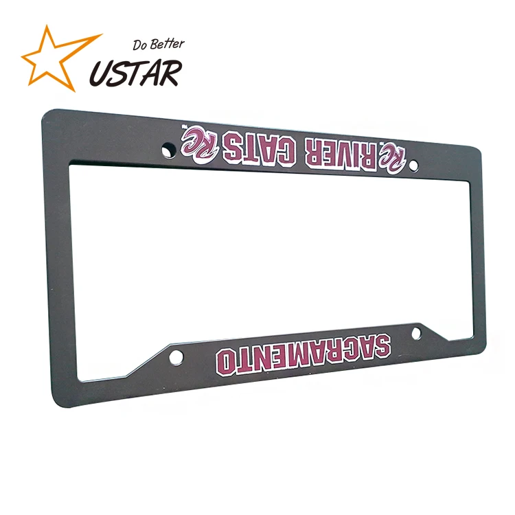 
Custom Plastic Printing Car License Plate Frame Licenses Plate Cover Holder 