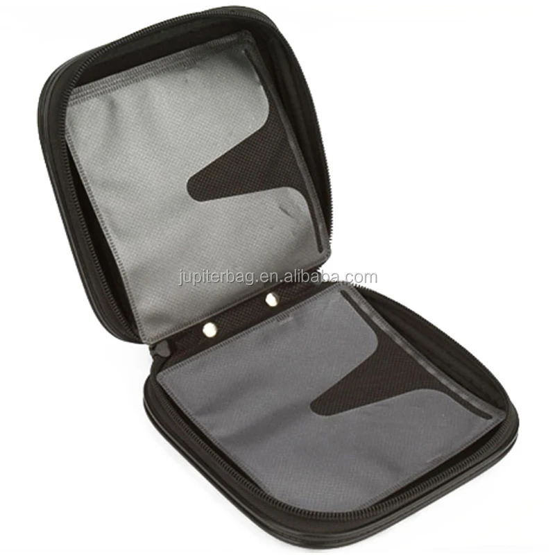 digital printing square eva case organizer box for cd dvd