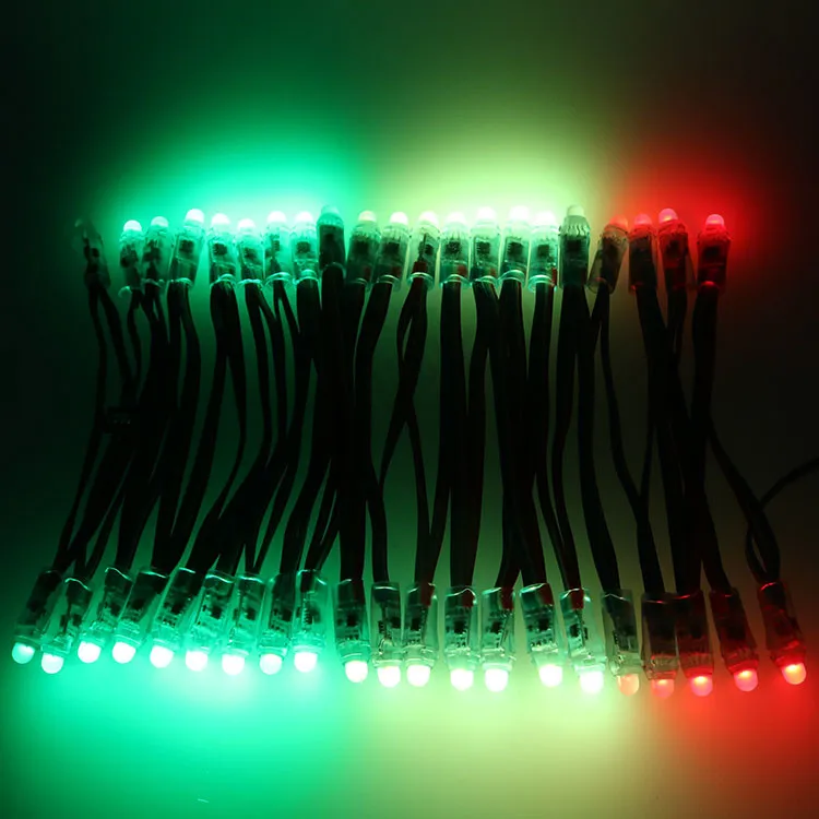 
Trade Assurance 5V 12V Digital Colorful DMX Led Lighting 12mm Point Source UCS512 Bullet Pixel Led Light 
