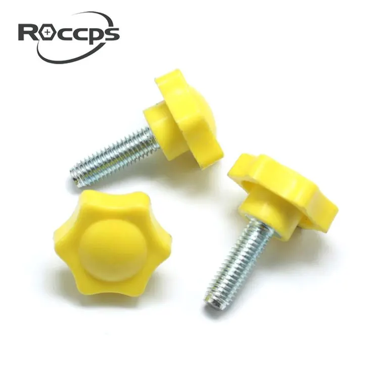 Plum Plastic Hand Tighten Screw