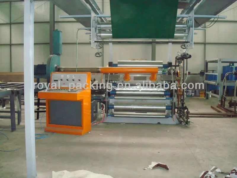 MJSGL-4 оборудование для изготовления производственной линии гофрированного картона однопокровная машина для изготовления двухслойного (2-слойная корругатор, двустенных гофрированных доска растительного происхождения)