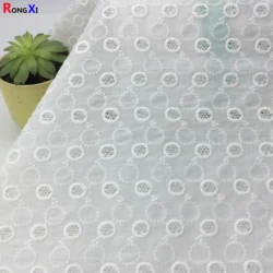 RXF0609 Brand New 100%  swiss voile lace Cotton Embroidered Fabric