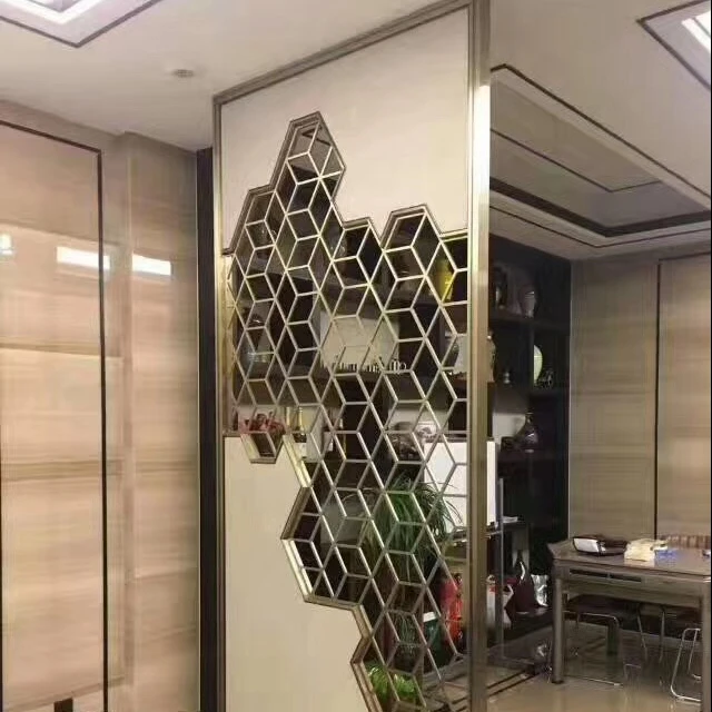 laser cut metal privacy screen room divider