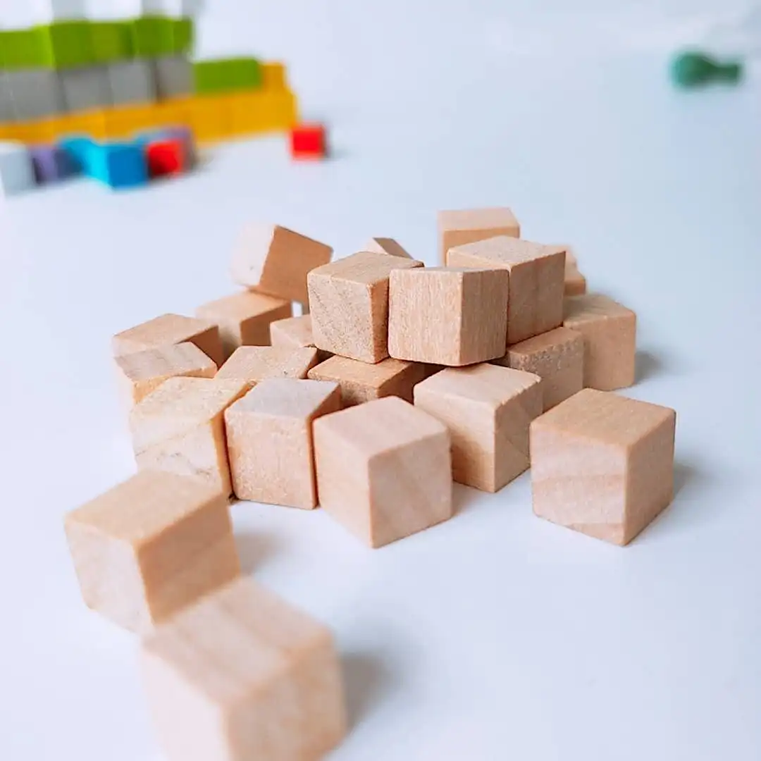 wooden rainbow intelligence building blocks toys for kids