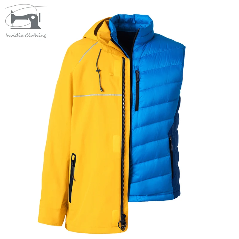 
Wholesale Windproof Waterproof Mens Thick Snow Down Clothing Winter Ski Jacket 