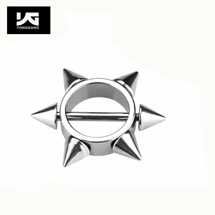 High quality stainless steel body piercing jewelry nipple ring for women