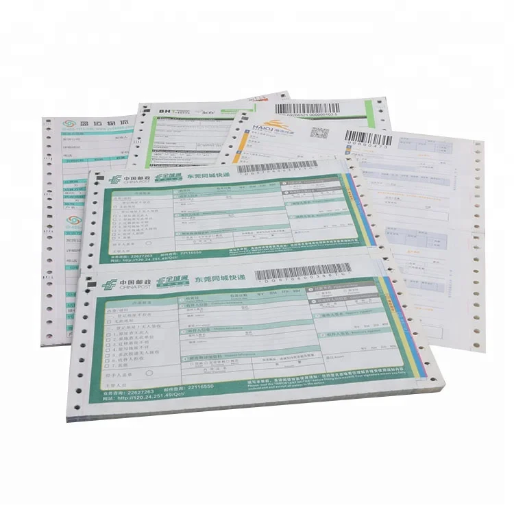 ISO 9001 Carbonless Paper Factory Competitive Price  NCR Paper Custom Logo Continous Paper from China
