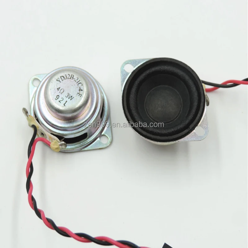 Высококачественная мини-аудиосистема, громкоговоритель 4 Ом и 8 ом 1 Вт 2 Вт 3 Вт 5 Вт, внутренний маленький динамик с соединительными кабелями