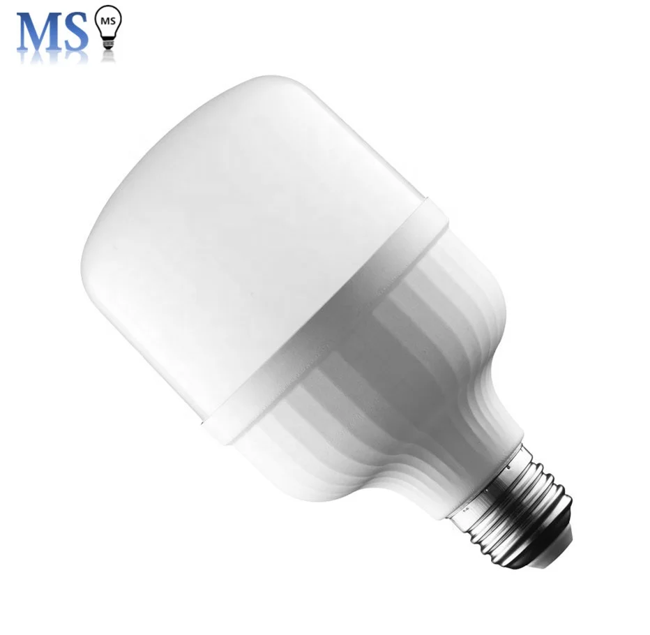 Zhongshan factory 6500K E27 B22 20W 30W 40W 45W 55W T Series led bulb