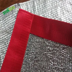 85% horticultural aluminum highly reflective hdpe shade cloth, sun protection outdoor greenhouse cover netting 3*50m