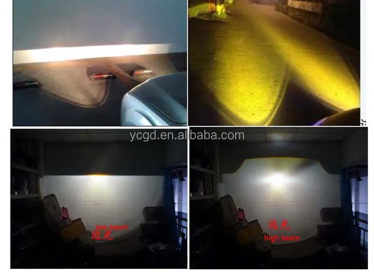 LED Projector Lens Light Fog Lamp Bi Xenon Fog Light For NP200