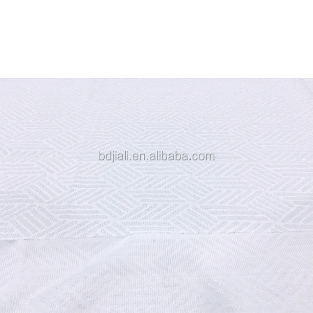High quality microfiber white muslim embossed ihram hajj towel factory supply