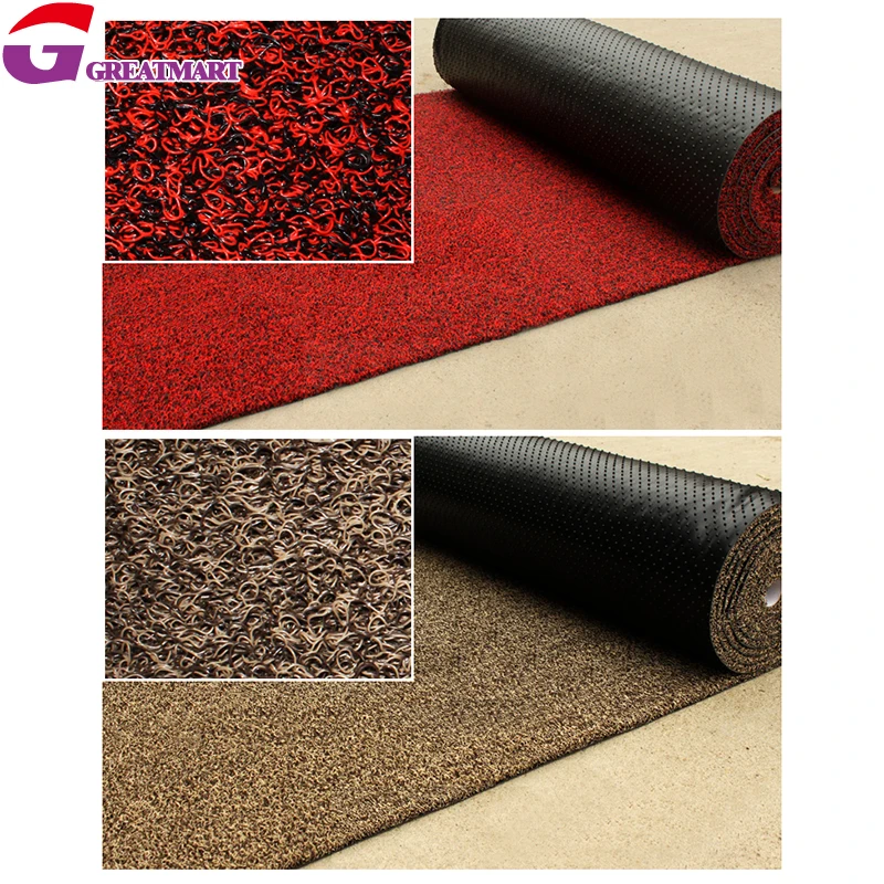 Wholesale universal PVC coil car mat roll