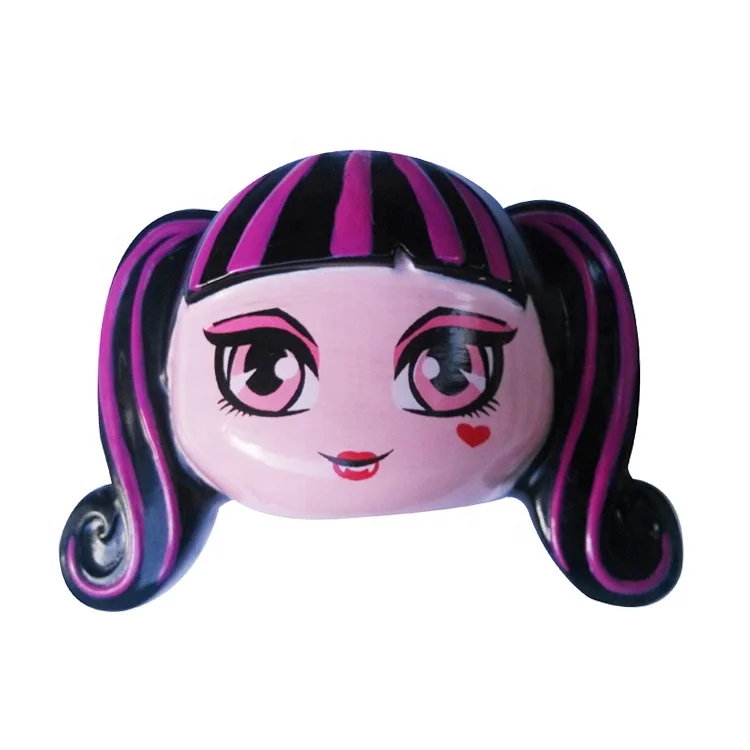 Juice bottle cap head doll toy figurines cartoon drinking bottle cover toy