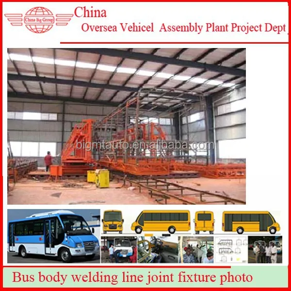 China Buses and Bus SKD CKD Parts Assembly Equipment in Nigeria