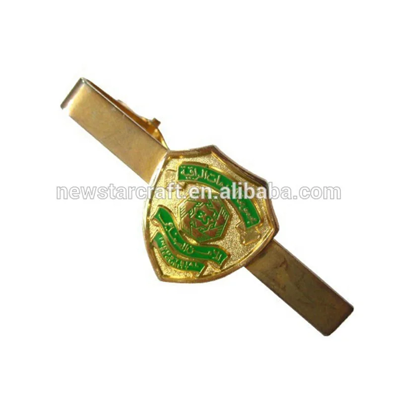 Cheap Customized Etched Soft Enamel Custom Logo SKS Tie Clip Men