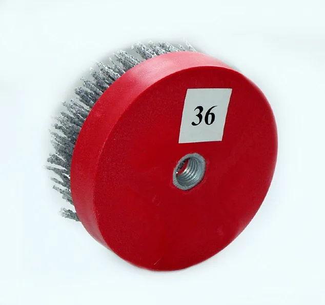 Leather Antique Polishing Brush Marble Granite Abrasive Circular Brush