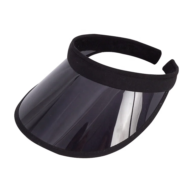 EM-PV-2  YiWu ChunChao PVC adults/children colourful promotional outdoor fashion plastic green sun visor