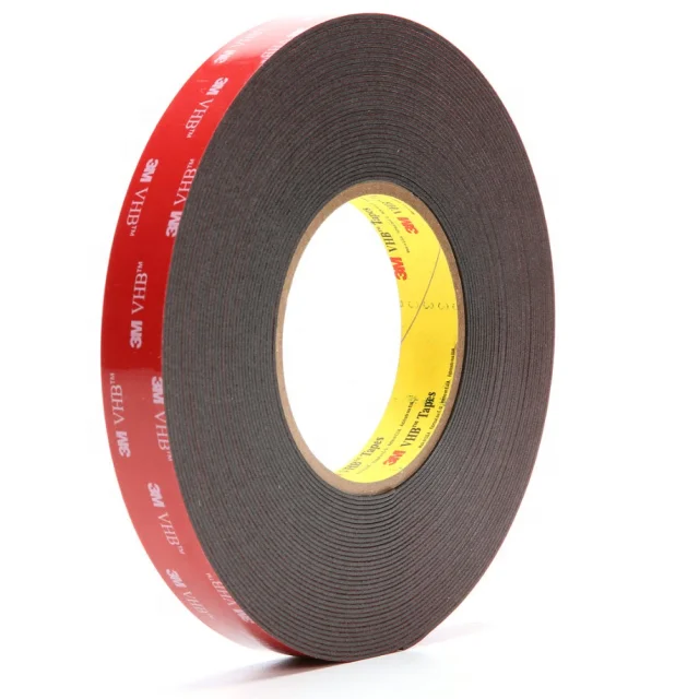 Black VHB Tape 3M 5952/5952F, for painted metal and plastics