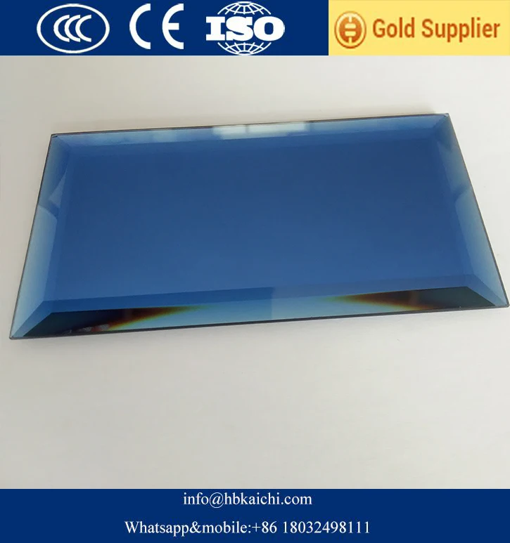 Rectangle beveled glass mirror strip tile