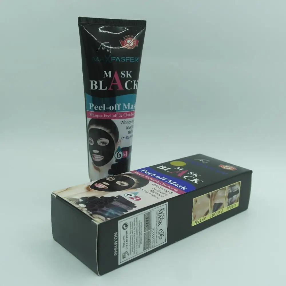 MAX FASFER 120g peel-off mask black bamboo charcoal whitening moisture balance mask