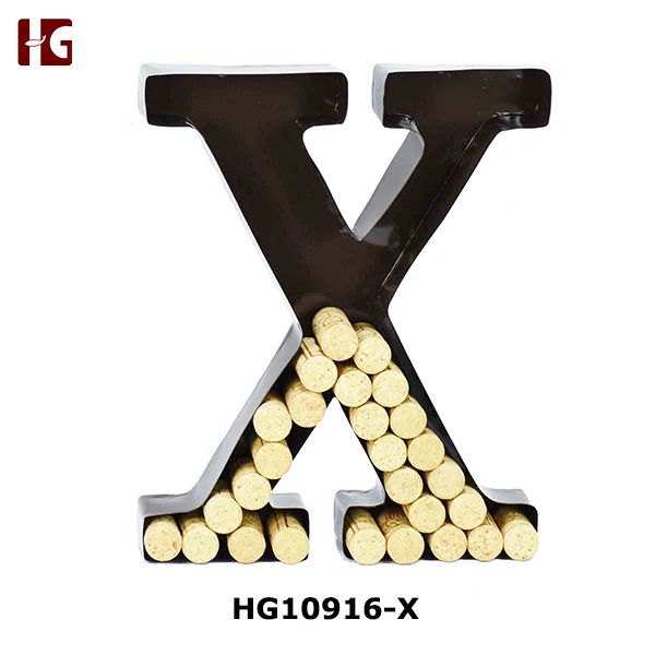 Metal Monogram Wine Cork Holders