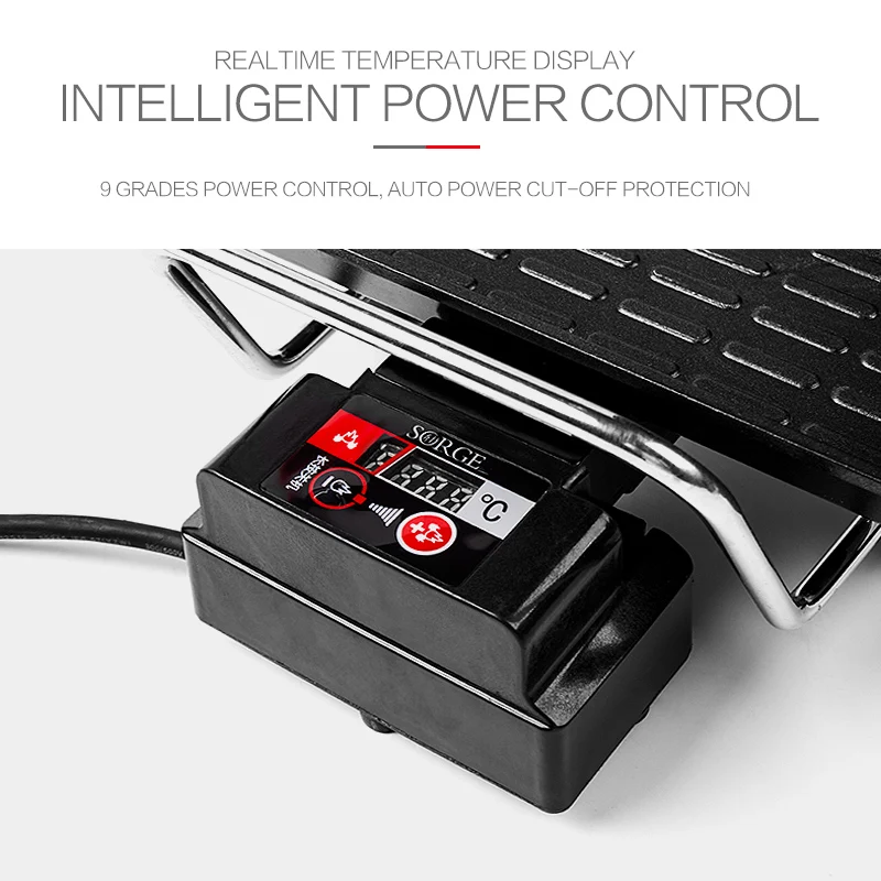 2018 new product intelligent electric grill electric griddle