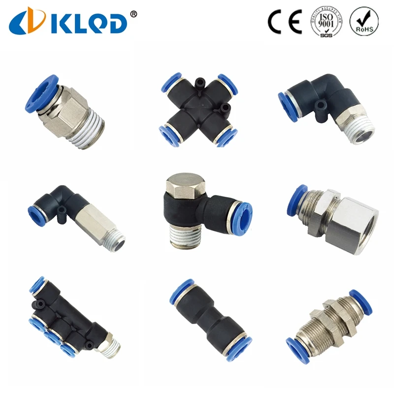 Straight YT Type Pneumatic Air Fitting Balloon Solenoid Valve