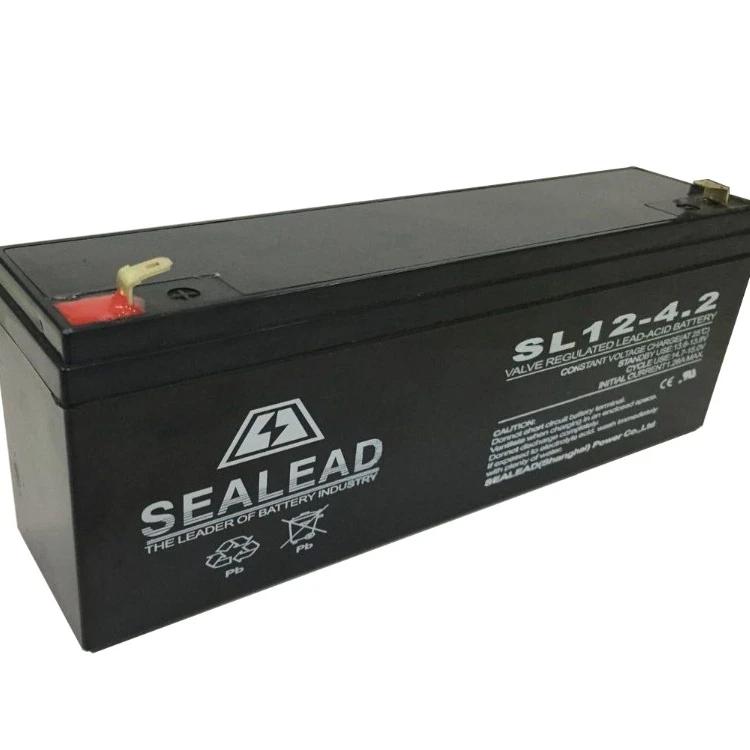 Iran Maintenance free 12v 4.2Ah rechargeable battery for fingerprint manchines