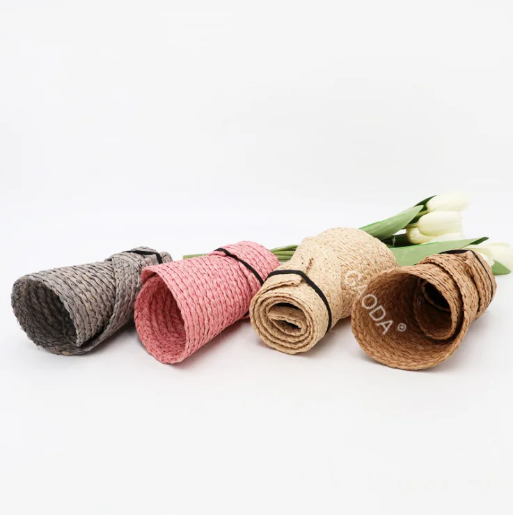 Foldable  Straw Sun Visor Summer Hat For Women And Girl