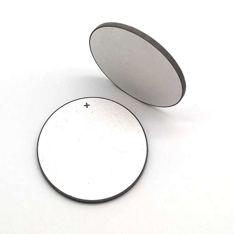 Piezoelectric Ceramic Disc 40mm Ultrasonic Transducer