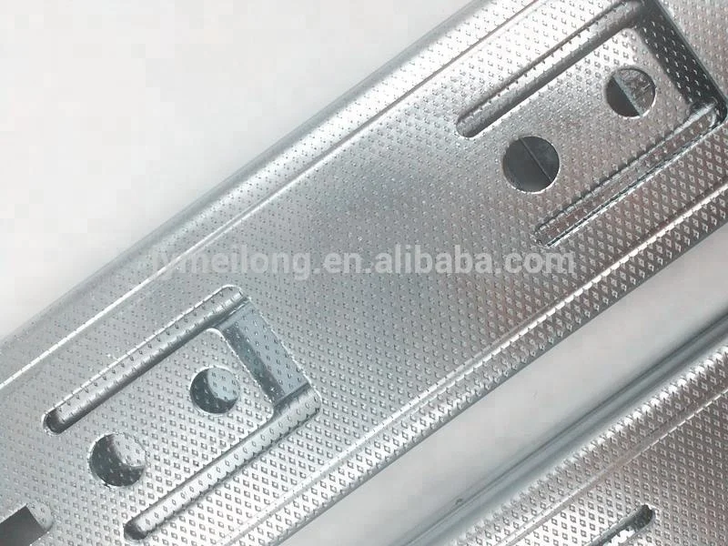 Full Extension Bearing Telescopic Drawer Slides/Furniture Hardware 3 Fold Full Extension Drawer Slides/Cabinet Drawer Rail