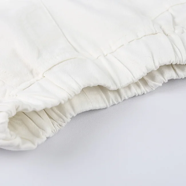 
PHB 60618 white color children 2019 new summer girls shorts jeans 