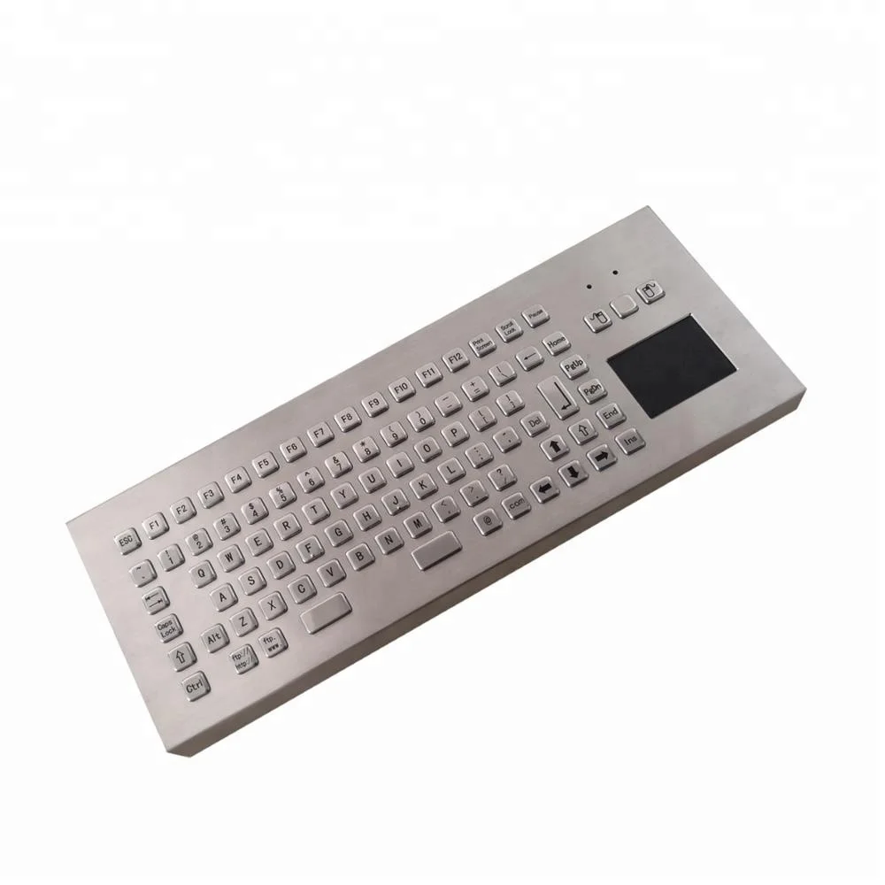 Водонепроницаемая прочная металлическая клавиатура nuermic IP65 с сенсорной панелью