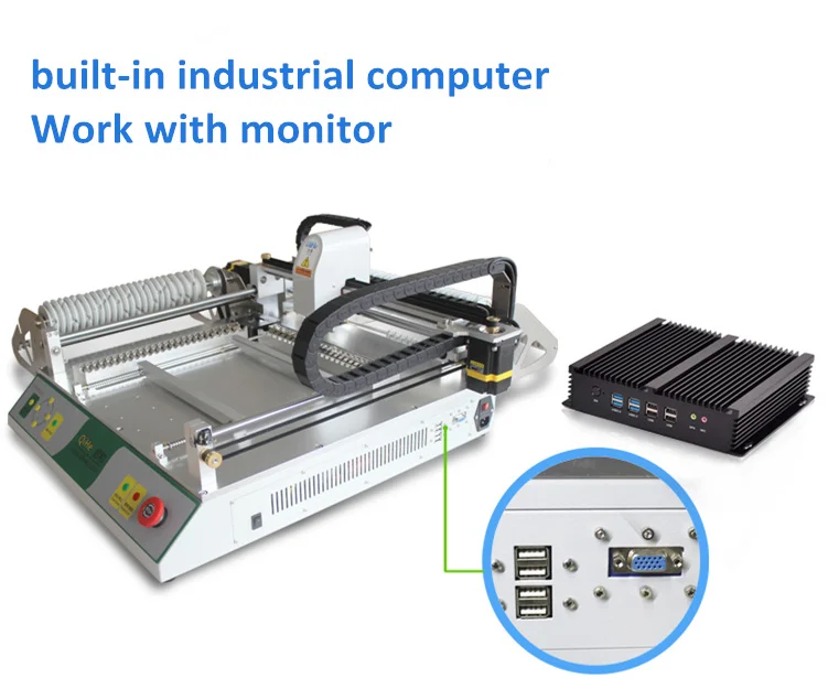 Low price assembly smt components lead cutting smd led soldering machine