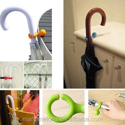 Candy-colored umbrella Reap creative gadgets pendant hanging hook for easy storage umbrella umbrella rack