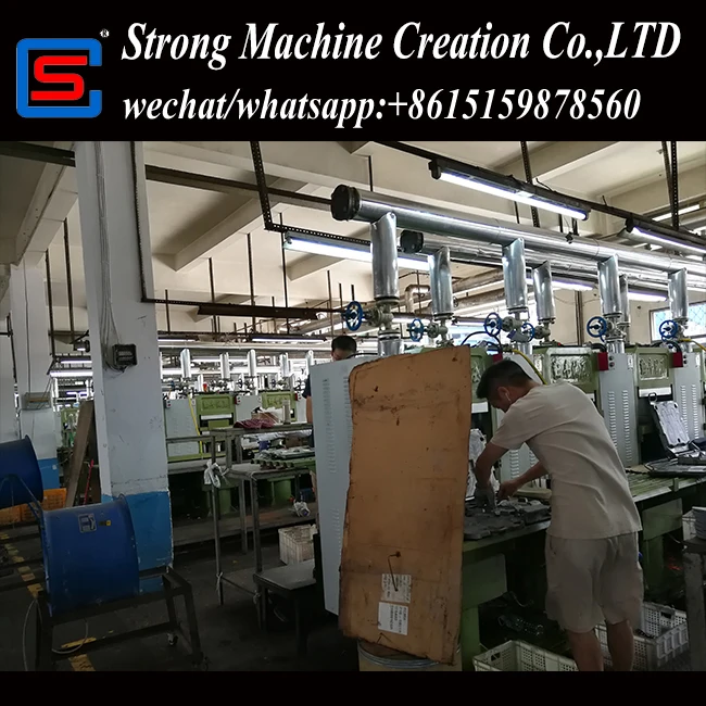 double colors Automatic Rubber Soles footwear slipper Vulcanized Oil Hydraulic press moulding machine Machinery manufacturer