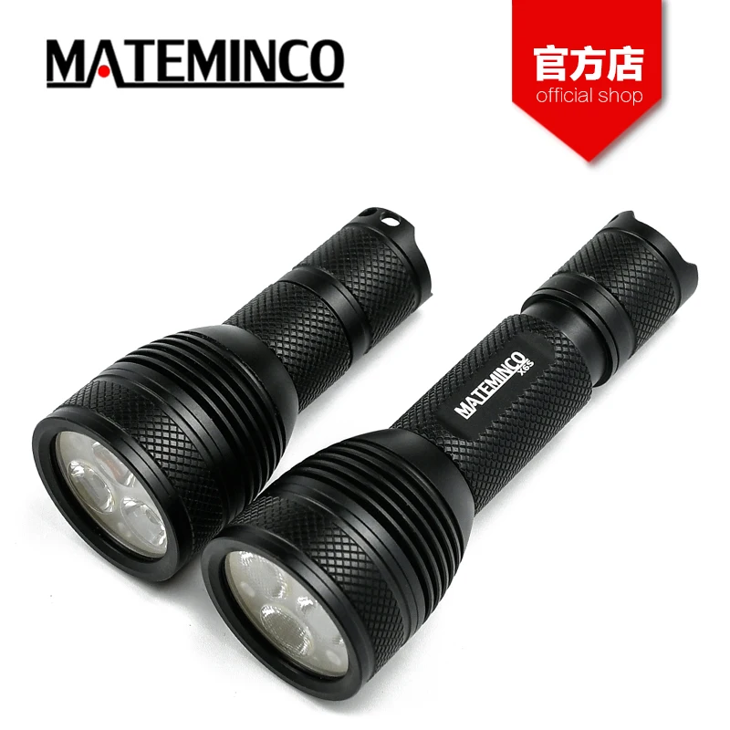 Mateminco X6S 3 * Cree Xpl Hi Nichia 219c 3000lm небольшой прожектор водонепроницаемый портативный светодиодный