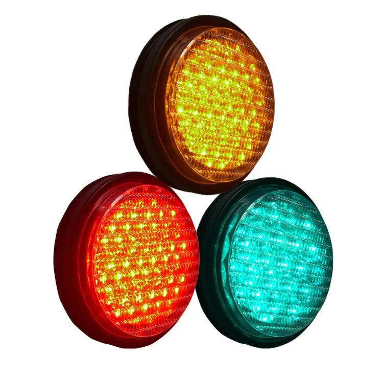 
100mm Led Incandescent Look Full Ball Traffic Light 