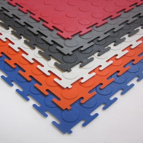 Hot Sale Interlocking PVC Car Parking Garage Vinyl Flooring / Repair Shop Plastic Floor Tiles CD5