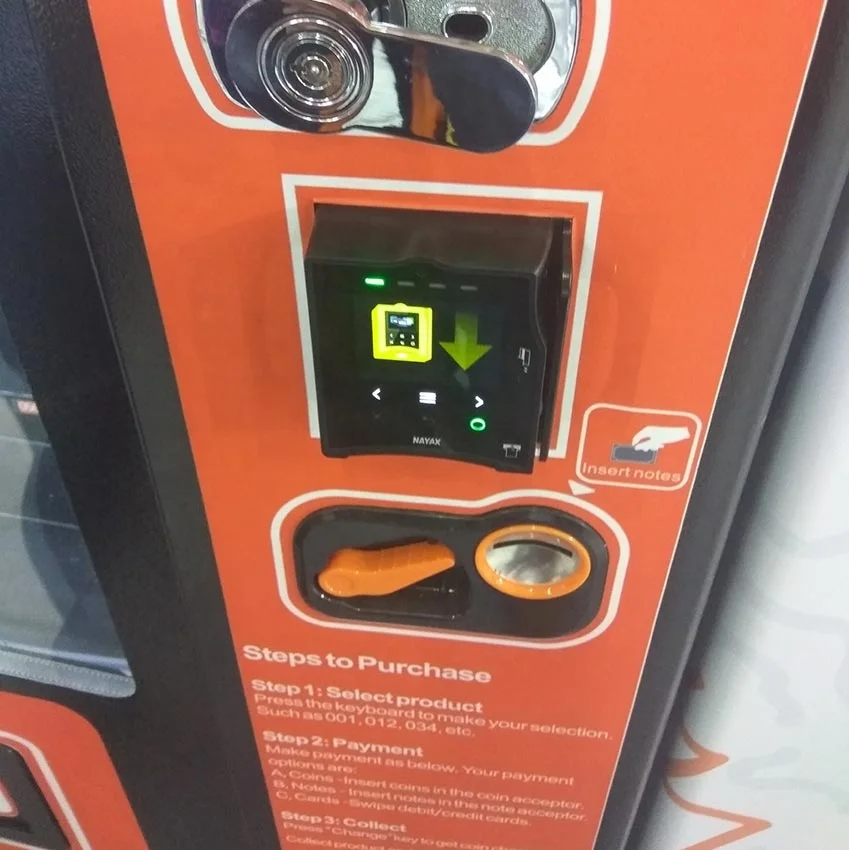 Custom made industrial vending machine for accessories with lifetime free maintenance service