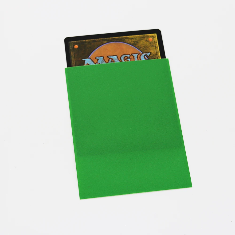 green card sleeves matte game card sleeves for yugioh MTG trading game card protection