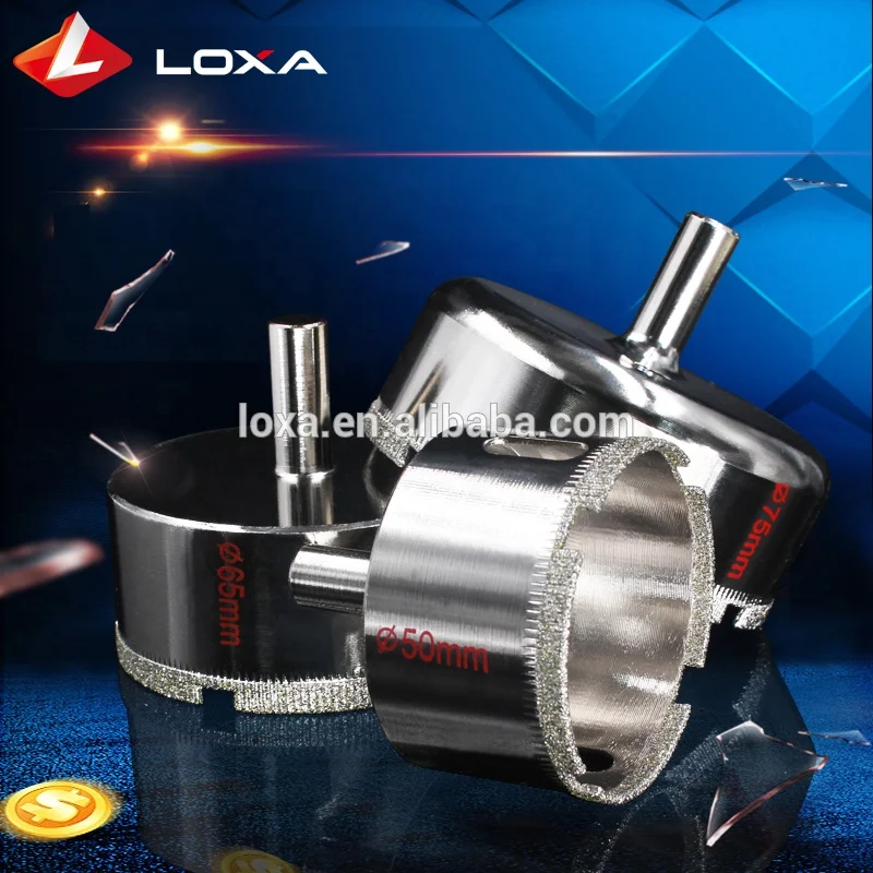 Glass Cutting Tools Electroplated Diamond Drill Bit For Tile Marble Glass Granite Holesaw