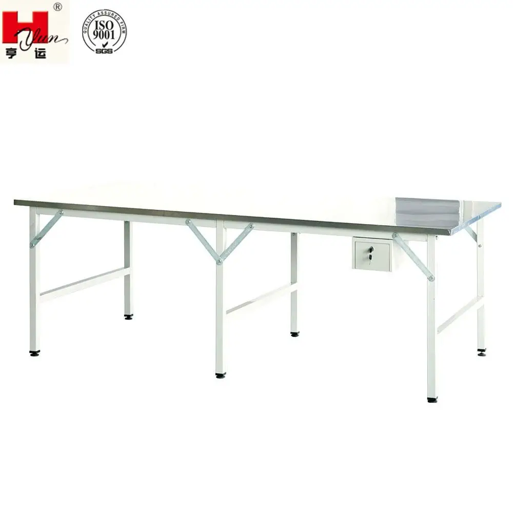 
High Quality Garment Industry Two Tiers Packing Table With Six Persons 