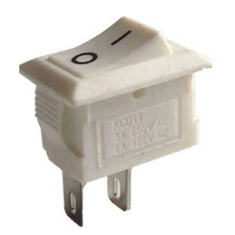 bjb 301small rocker switch t85  in white color 707  electrical rocker switches for electric fireplace