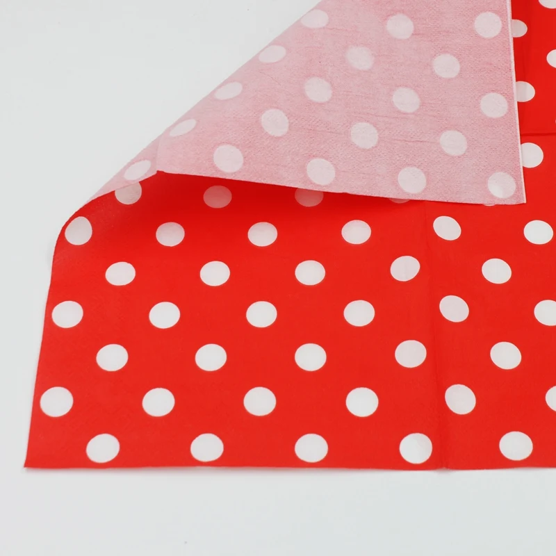 Пищевые Бумажные салфетки в горошек, салфетки, столовые салфетки, салфетки для украшения дня рождения, коктейльной вечеринки, 33*33 см или под заказ