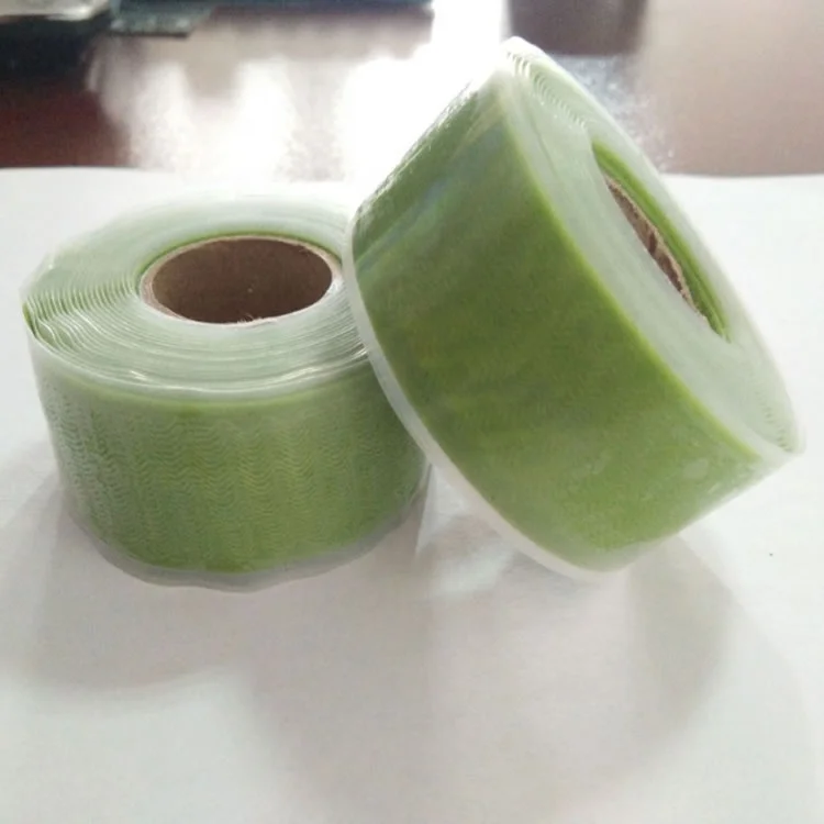 Self fusing fiberglass tape/silicon rubber self adhesive tape