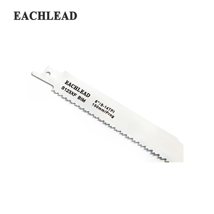 
Customized S123XF Series Milled Teeth Metal Cutting 8-14TPI Reciprocating Saw Blade 2pcs/Blister Card Set 