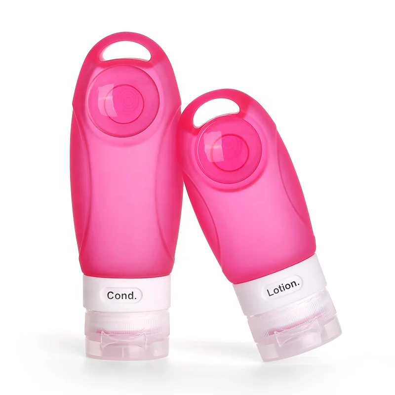 
Wholesale Eco Friendly Refillable Leak Proof Cosmetic Silicone Travel Bottle Set 